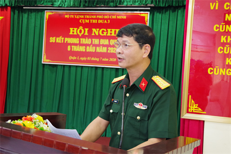 Cụm thi đua 3, LLVT TP.HCM sơ kết Phong trào Thi đua Quyết thắng 6 tháng đầu năm 2020