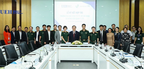 Bệnh viện Quân y 175 và Trường Đại học Kinh tế TP. HCM hợp tác phát triển nhân lực về y tế