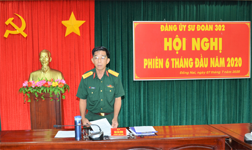 Đảng ủy Sư đoàn 302 ra nghị quyết lãnh đạo thực hiện nhiệm vụ 6 tháng cuối năm 2020