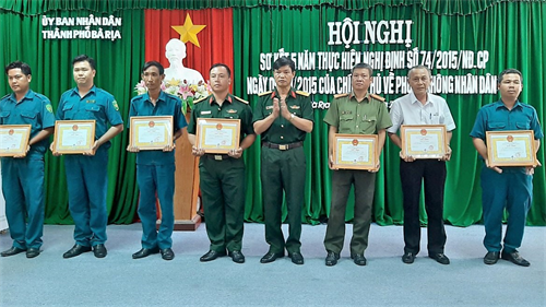 Thành phố Bà Rịa, tỉnh Bà Rịa-Vũng Tàu sơ kết 5 năm thực hiện Nghị định 74 của Chính phủ