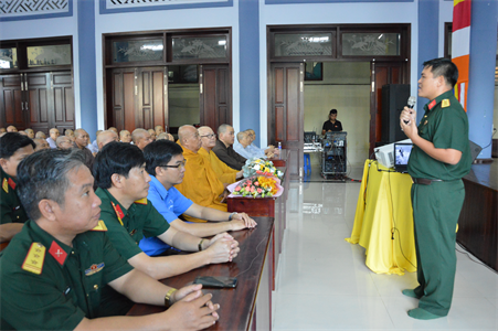 Bộ CHQS tỉnh BR-VT phổ biến kiến thức quốc phòng – an ninh cho chức sắc, chức việc tôn giáo