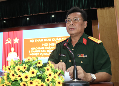 Ngành Quân lực, Bộ Tham mưu Quân khu 7 giao ban 6 tháng đầu năm 2020