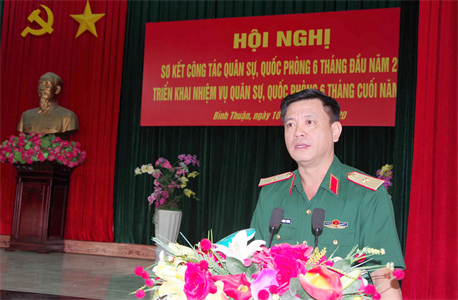 Bộ CHQS tỉnh Bình Thuận triển khai nhiệm vụ 6 tháng cuối năm 2020