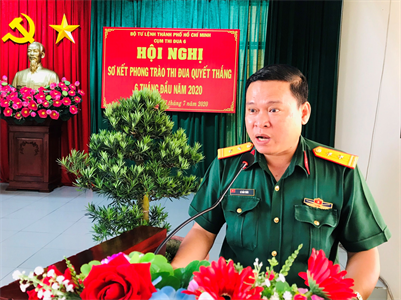 Cụm Thi đua 6 - Bộ Tư lệnh TP.HCM thi đua hoàn thành tốt nhiệm vụ 6 tháng đầu năm