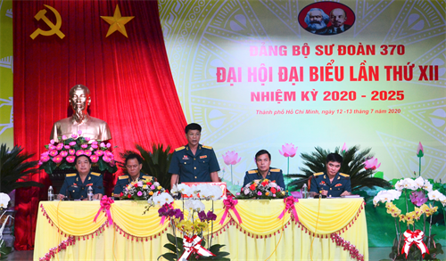 Đảng bộ Sư đoàn 370 Đại hội đại biểu lần thứ XII, nhiệm kỳ 2020-2025