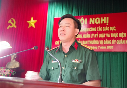 Tăng cường lãnh đạo về tư tưởng, giữ nghiêm kỷ luật quân đội