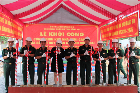 Bộ CHQS tỉnh Đồng Nai khởi công công trình nhà ở cán bộ