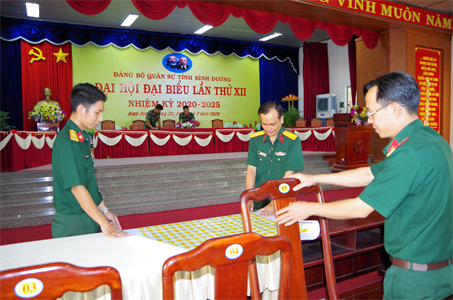 LLVT tỉnh Bình Dương nhiều hoạt động chào mừng Đại hội Đảng bộ Quân sự tỉnh