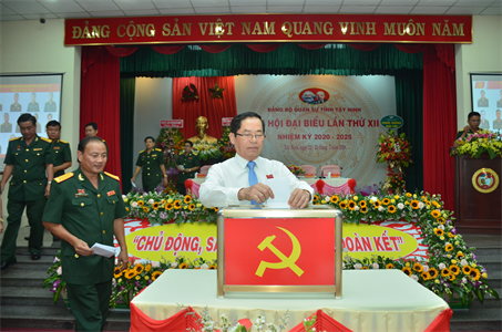 Đại hội Đảng bộ quân sự tỉnh Tây Ninh thành công tốt đẹp