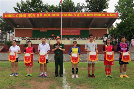 Bế mạc giải thể thao chào mừng Đại hội Đảng bộ Binh đoàn 16, lần thứ V