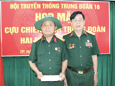 Họp mặt Cựu chiến binh Trung đoàn 16 anh hùng