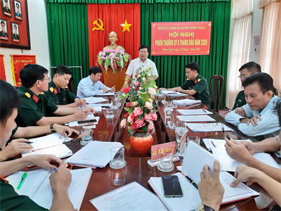 Đảng ủy Quân sự huyện Nhơn Trạch triển khai nghị quyết lãnh đạo 6 tháng cuối năm 2020