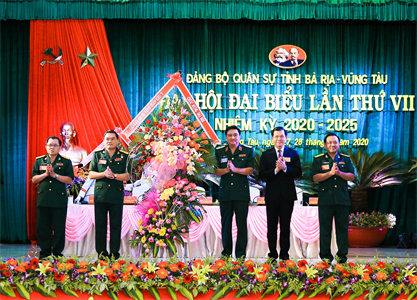 Khai mạc Đại hội đại biểu Đảng bộ Quân sự tỉnh Bà Rịa - Vũng Tàu nhiệm kỳ 2020 - 2025