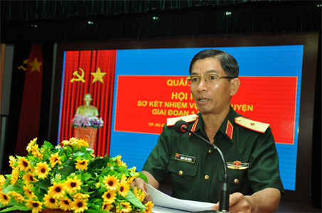 Quân khu 7 sơ kết nhiệm vụ huấn luyện giai đoạn 1 năm 2020