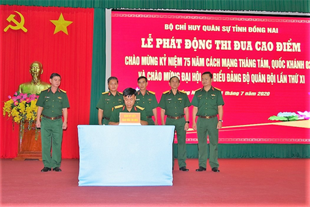 Thi đua cao điểm chào mừng kỷ niệm cách mạng Tháng Tám, Quốc khánh 2-9 và Đại hội Đảng các cấp