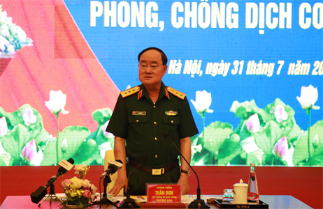 Quân đội phải tiếp tục thực hiện tốt nhất nhiệm vụ phòng, chống dịch COVID-19