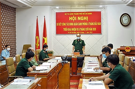 Bộ Tư lệnh TP Hồ Chí Minh sơ kết công tác đóng quân canh phòng 6 tháng đầu năm 2020