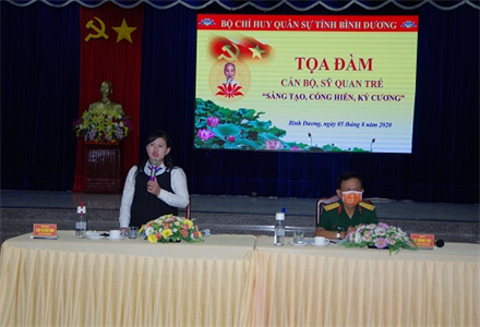 Tọa đàm cán bộ, sĩ quan trẻ với chủ đề “Sáng tạo, cống hiến, kỷ cương”