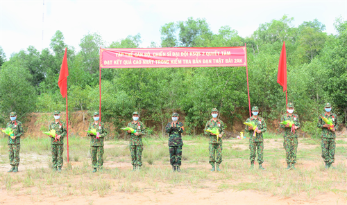 Chiến sĩ Kiểm soát quân sự “sát hạch” bắn đạn thật