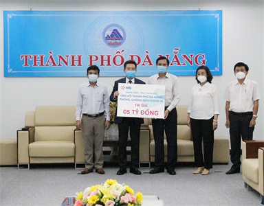 MB đồng hành cùng Ngành Ngân hàng hỗ trợ Thành phố Đà Nẵng chống dịch Covid-19