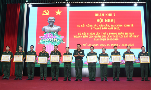 Ngành Hậu cần Quân khu 7 làm theo lời Bác Hồ dạy