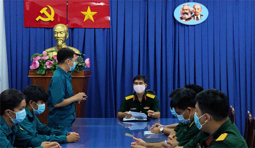 LLVT huyện Bình Chánh tích cực phòng, chống dịch Covid-19