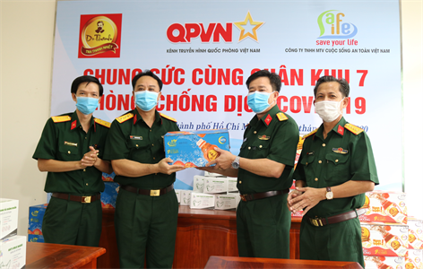 Chung sức cùng Quân khu 7 phòng, chống dịch Covid-19