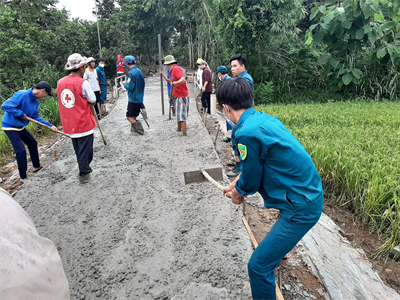 Ban Chỉ huy Quân sự huyện Định Quán, tỉnh Đồng Nai làm công tác dân vận