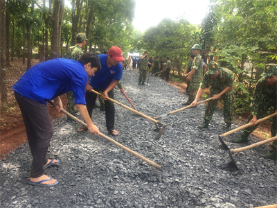Ban CHQS huyện Dầu Tiếng (Bình Dương): Hiệu quả chương trình phối hợp thực hiện công tác dân vận