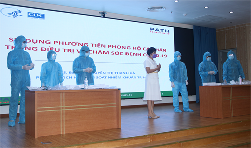 Bệnh viện Quân y 175: Tập huấn nâng cao phòng, kiểm soát lây nhiễm Sars CoV-2