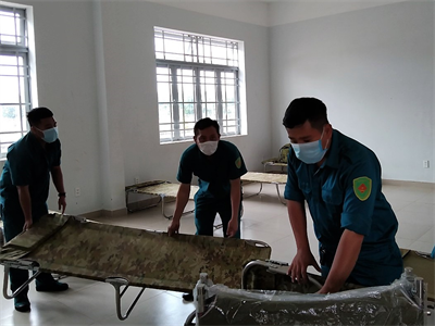 Trung đoàn Đồng Nai sẵn sàng đón công dân về cách ly