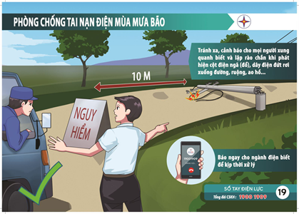 Các biện pháp đảm bảo an toàn điện trong mùa mưa bão