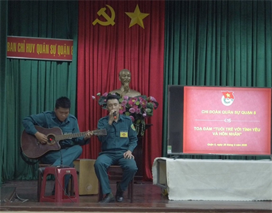 Chi đoàn Quân sự Quận 8 tọa đàm “Tuổi trẻ với tình yêu và hôn nhân”