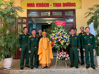 Bộ CHQS tỉnh Lâm Đồng chúc mừng lễ Vu lan báo hiếu năm 2020
