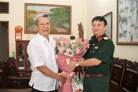 Bộ Tư lệnh Quân khu 7 chúc thọ Thiếu tướng Nguyễn Văn Chương
