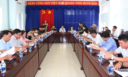 Bộ CHQS tỉnh Bình Dương: Phối hợp làm công tác dân vận năm 2020