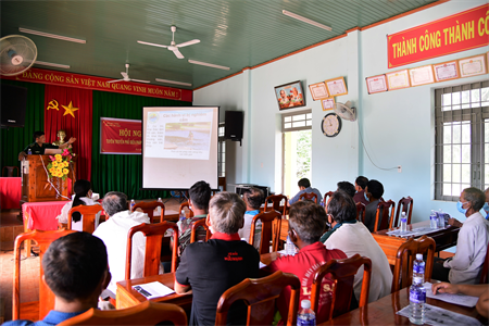 Đồn Biên phòng Cửa khẩu Lộc Thịnh tuyên truyền phổ biến giáo dục pháp luật cho Nhân dân