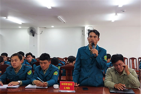 Đảng ủy Quân sự tỉnh Lâm Đồng kiểm tra Quy chế dân chủ cơ sở tại Ban CHQS thành phố Đà Lạt