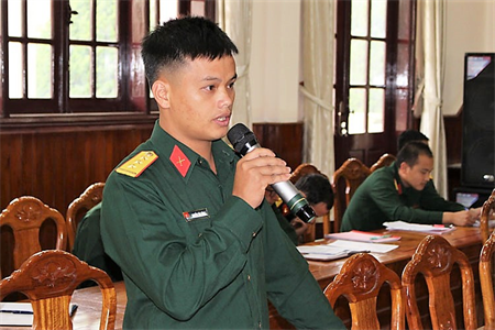 Sĩ quan trẻ LLVT Lâm Đồng sáng tạo, cống hiến, kỷ cương
