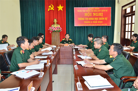 Hội nghị trực tuyến Thông tin Khoa học quân sự tháng 9 năm 2020