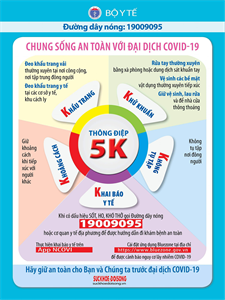 Tiếp tục truyền thông thông điệp 5K, không chủ quan với dịch bệnh