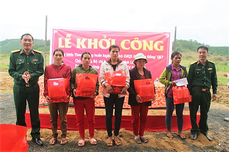 Bộ CHQS tỉnh Lâm Đồng khởi công xây dựng thao trường huấn luyện