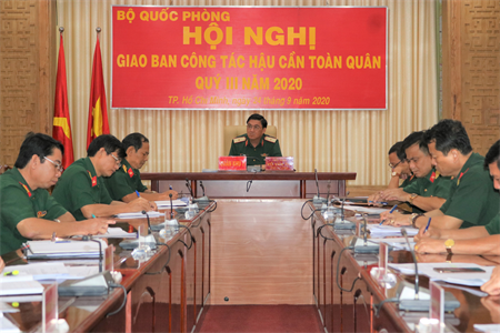 Bộ Quốc phòng giao ban công tác Hậu cần toàn quân Quý III năm 2020