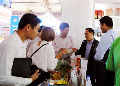 Trung tâm Thương mại Công nghệ cao Thái Sơn trưng bày sản phẩm nhằm kết nối cung - cầu hàng hóa
