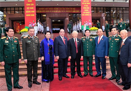Khai mạc trọng thể Đại hội Đại biểu Đảng bộ Quân đội lần thứ XI, nhiệm kỳ 2020-2025