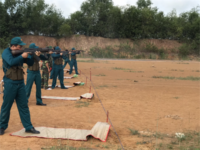 Ban Chỉ huy quân sự Quận 1, Bộ Tư lệnh Thành phố kiểm tra bắn đạn thật