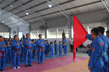 105 võ sinh thi thăng cấp sơ đẳng Vovinam khóa 59