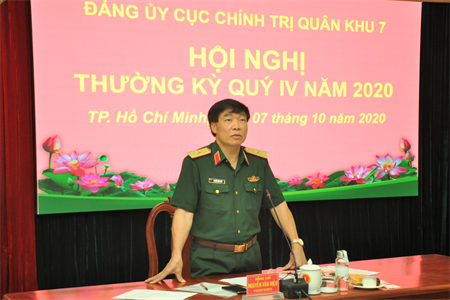 Đảng ủy Cục Chính trị Quân khu 7 thông qua nghị quyết lãnh đạo thực hiện nhiệm vụ quý IV năm 2020