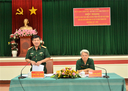 Bộ Tư lệnh Thành phố Hồ Chí Minh và Hội Cựu chiến binh Thành phố Sơ kết 3 năm thực hiện chương trình phối hợp hoạt động