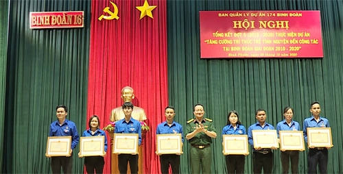 Binh đoàn 16 tổng kết hoạt động trí thức trẻ tình nguyện đợt 5
